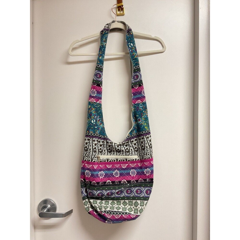 Multi-color Mixed Pattern Boho Shoulder Bag